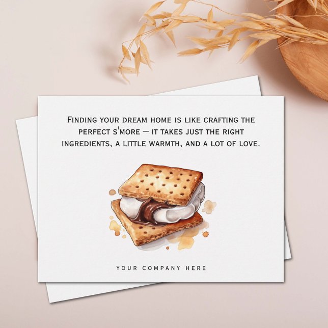 Personalised S'more Realty Farming Promotional  Postcard (Creator Uploaded)