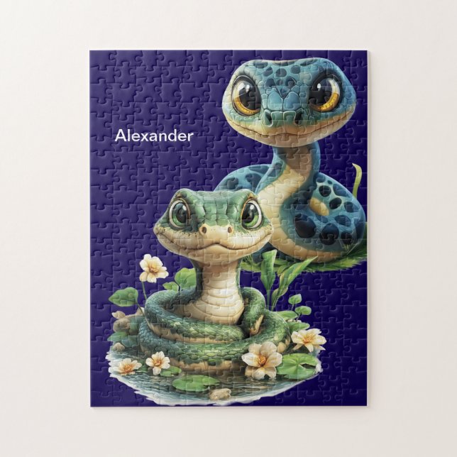 Personalised snake Puzzle (Vertical)