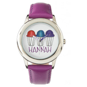 Personalised Snocone Italian Shaved Ice Snow Cone Watch