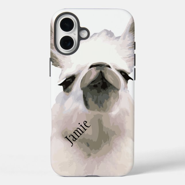Personalised Snooty Snobby Llama Case-Mate iPhone Case (Back)