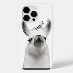 Personalised Snooty Snobby Llama iPhone Case