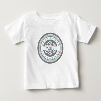 Personalised Snow Design Baby Romper Baby T-Shirt