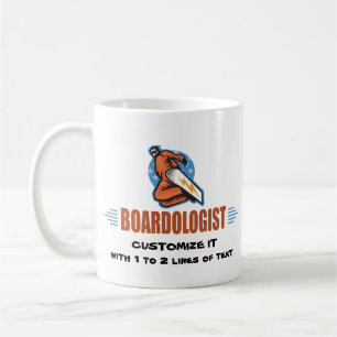 Personalised Snowboarding Coffee Mug