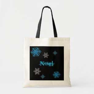 personalised snowflake bag. tote bag