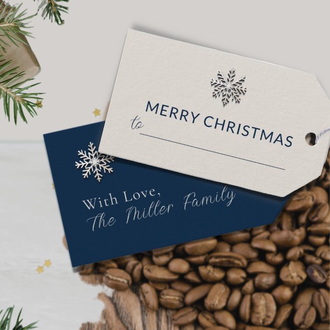 Personalised Snowflake Christmas Gift Tag (Creator Uploaded)