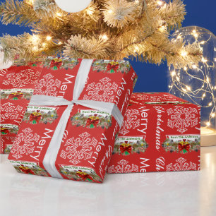 Personalised Snowflake Holiday Wrapping Paper