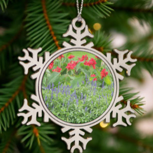 Personalised Snowflake Pewter Christmas Ornament