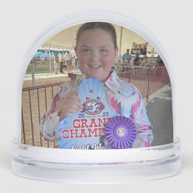 Personalised  snowglobe (Front)