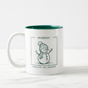 Personalised Snowman Mug – A Winter Delight