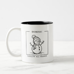 Personalised Snowman Mug – A Winter Delight