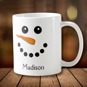 Personalised Snowman Mugs