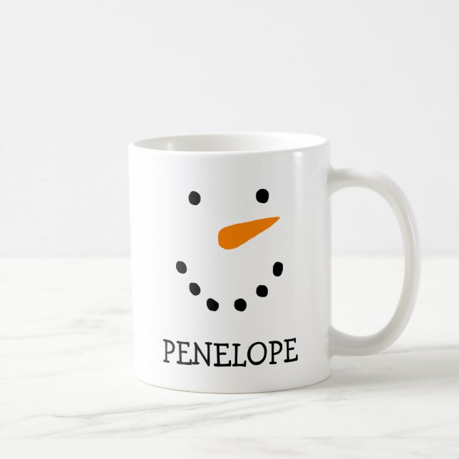 Personalised Snowman Mugs (Right)