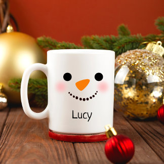Personalised Snowman Mugs,Custom Christmas Mug