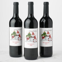 Personalised Snowmen Gnomes Christmas