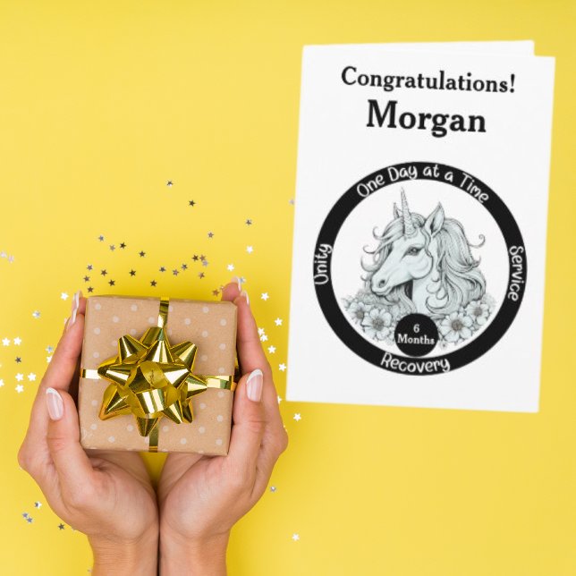 Personalised Sobriety Milestone Card (Creator Uploaded)