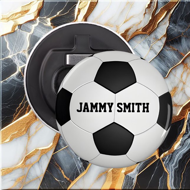 Personalised Soccer ball bottle opener Gifts (Creator Uploaded)