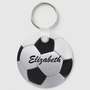 Personalised Soccer Ball Keychain