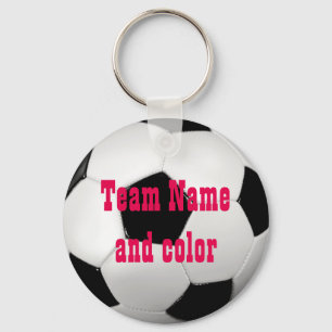 Personalised Soccer Ball Keychain