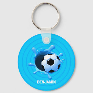 Personalised Soccer Ball Keychain