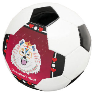Personalised Soccer Ball; Kid-Friendly Lion Dog Ball