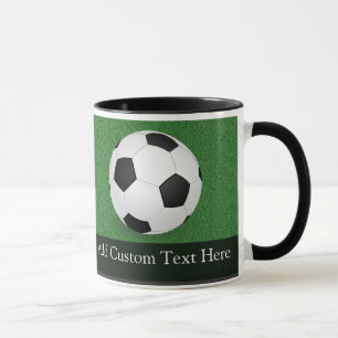 Personalised Soccer Ball Mug
