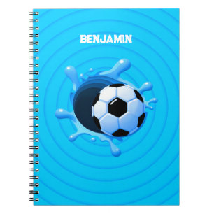 Personalised Soccer Ball NoteBook