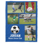 Personalised Soccer Ball Photo Collage Name # Team