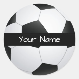 Personalised Soccer Ball Sticker
