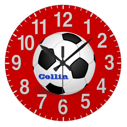 Personalised Soccer Clocks with Instructions