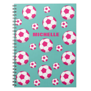 Personalised Soccer Field Notebook