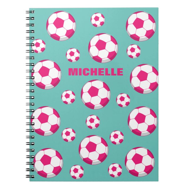 Personalised Soccer Field Notebook (Front)
