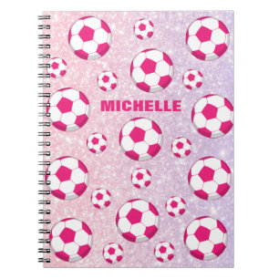 Personalised Soccer Field Notebook