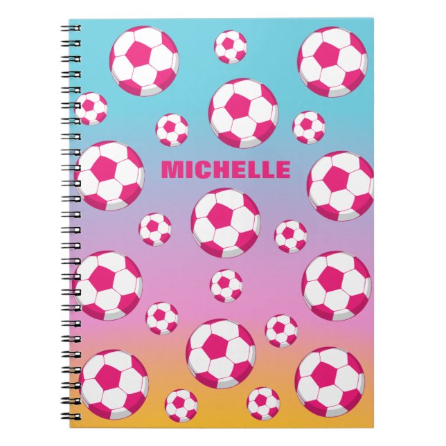 Personalised Soccer Field Notebook (Front)