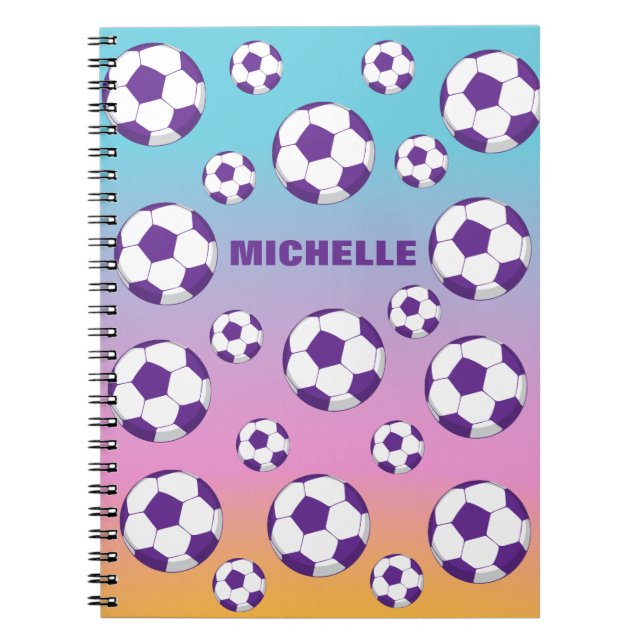 Personalised Soccer Field Notebook (Front)