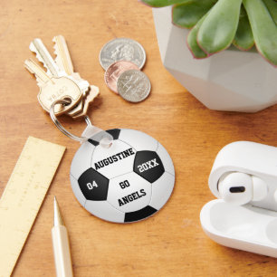 Personalised Soccer Gifts for Boys & Girls Key Ring