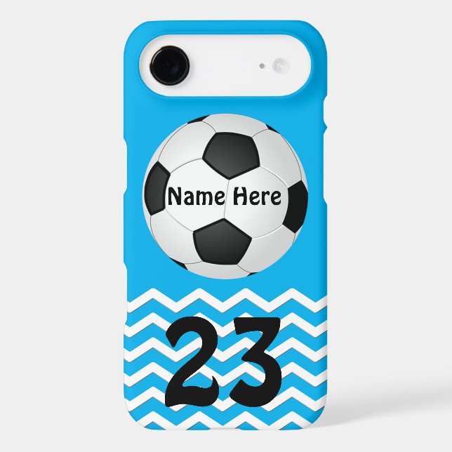 Personalised Soccer iPhone Cases for Girls (Back)