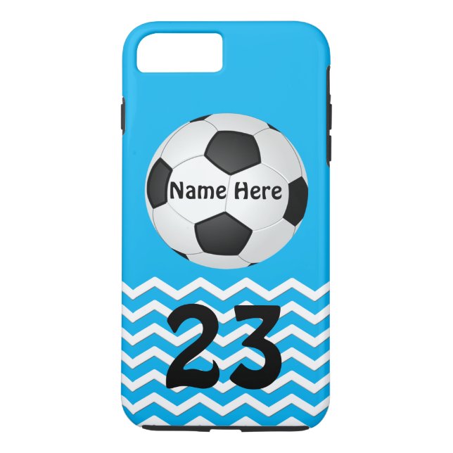 Personalised Soccer iPhone Cases for Girls (Back)