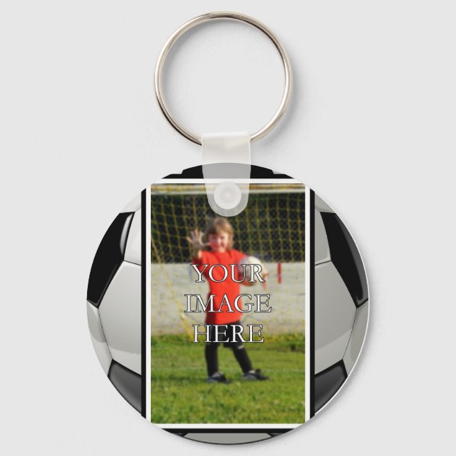 Personalised Soccer Key Chain (Front)
