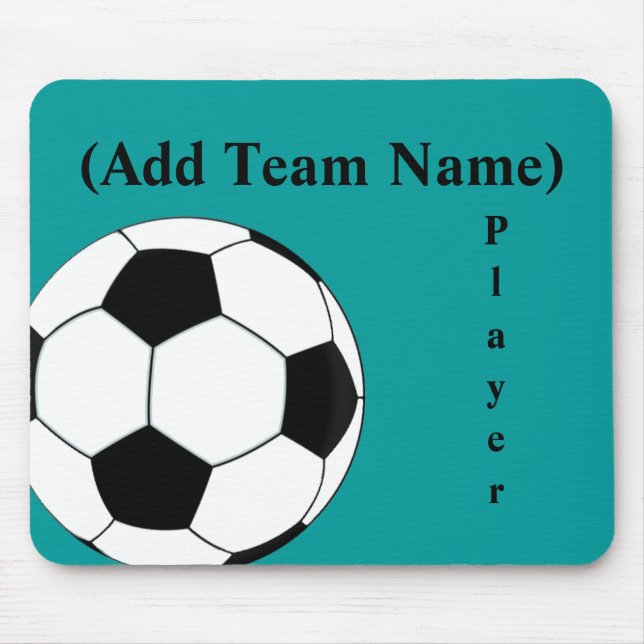Personalised Soccer Mouse Pad (Front)