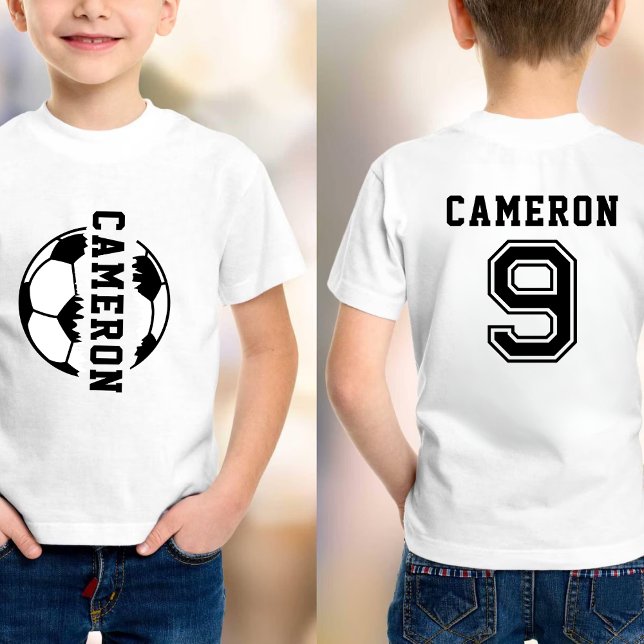 Personalised Soccer Name Soccer Mum Team Birthday T-Shirt (Creator Uploaded)