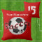 Personalised Soccer Pillows with NAME and NUMBER