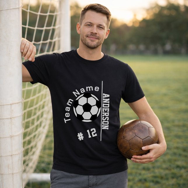 Personalised Soccer Team Player Number T-Shirt (Creator Uploaded)