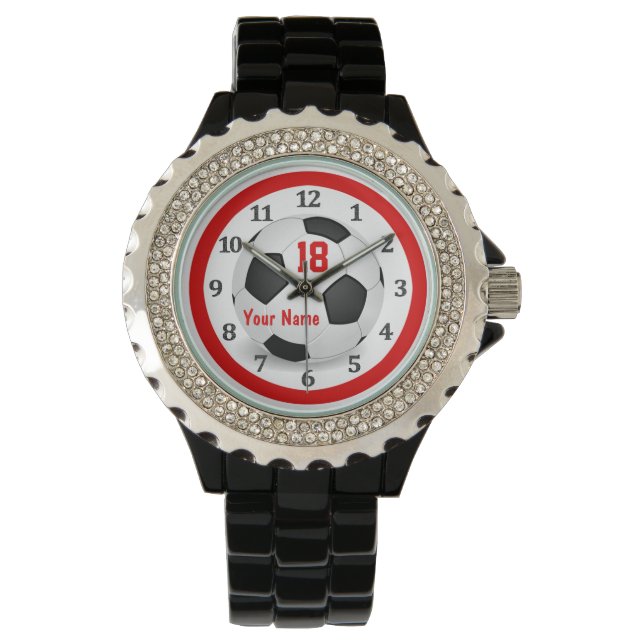 Personalised Soccer Watches for Women (Front)