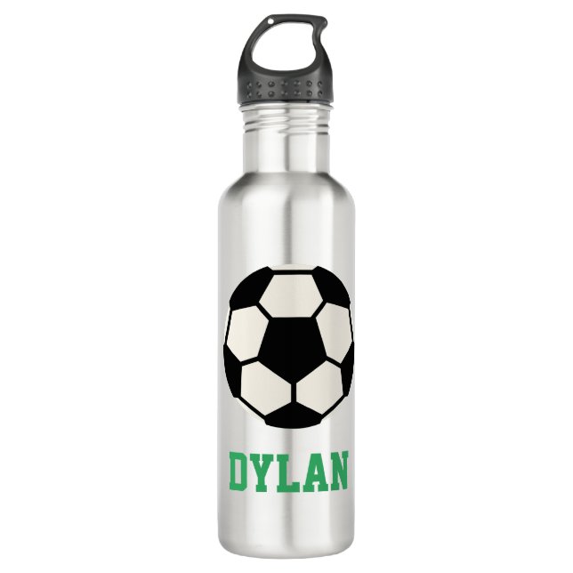 Personalised Soccer Water Bottle (Front)