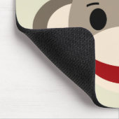 Personalised Sock Monkey Mousepad for Kids (Corner)