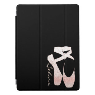 Personalised Soft Gradient Pink Ballet Shoes iPad Pro Cover
