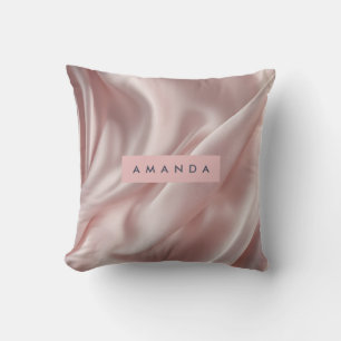 Personalised Soft Pastel Satin Elegance Cushion