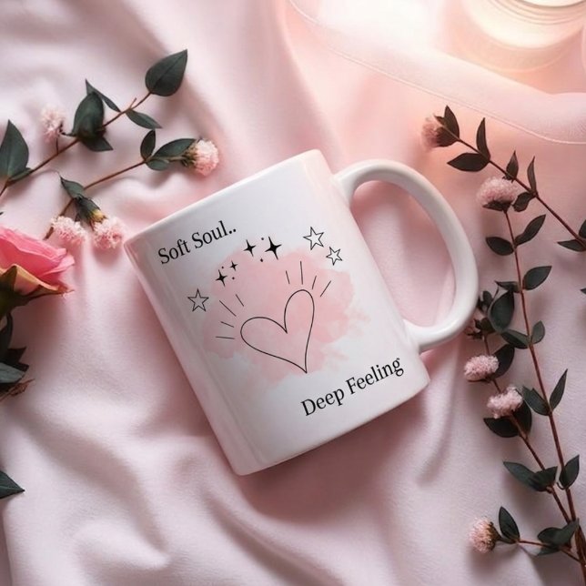 Personalised Soft Soul Ceramic Coffee Mug (Creator Uploaded)