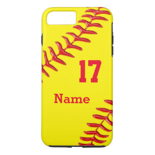 Personalised Softball iPhone 7 Plus Case