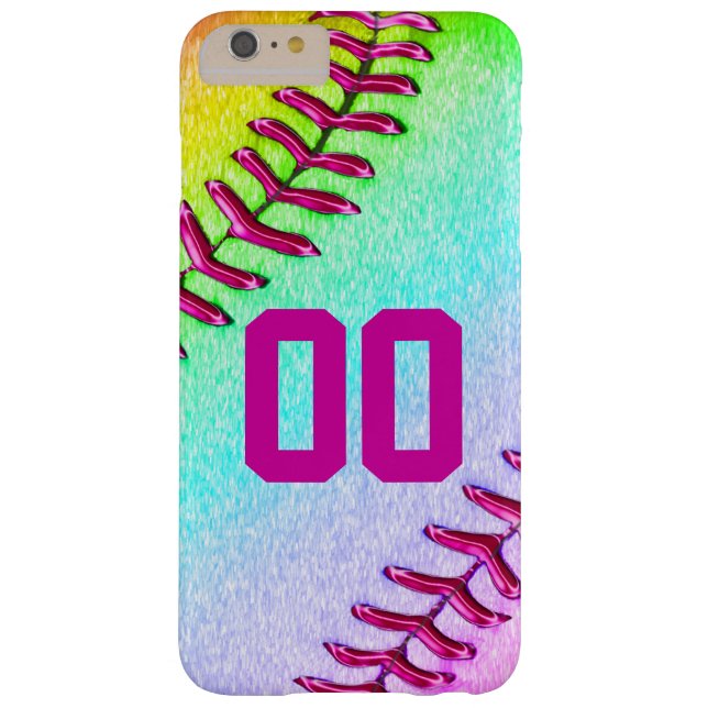 Personalised Softball iPhone Case, New to Older Case-Mate iPhone Case (Back)